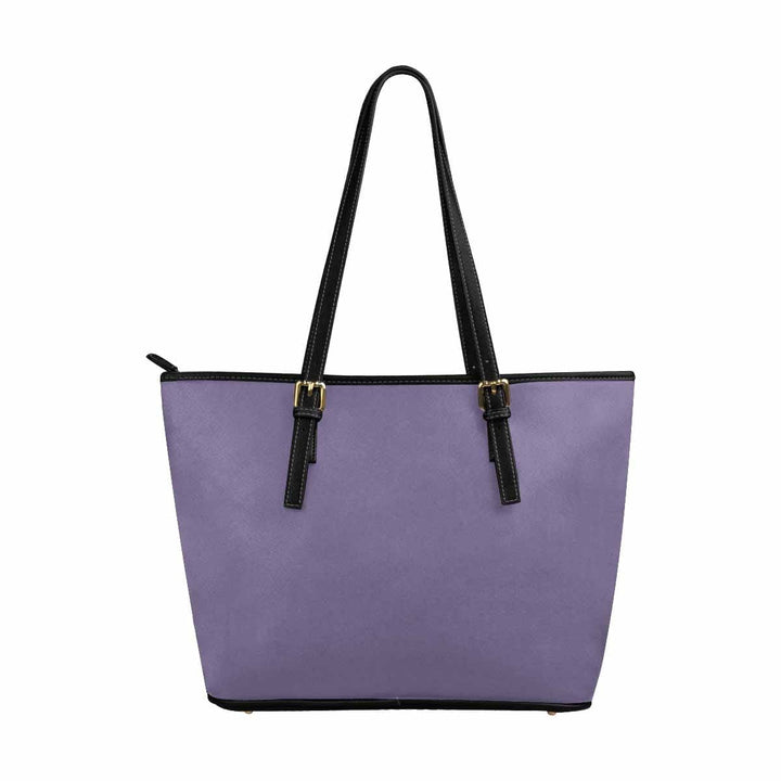 Large Leather Tote Shoulder Bag - Purple Haze - Bags | Leather Tote Bags