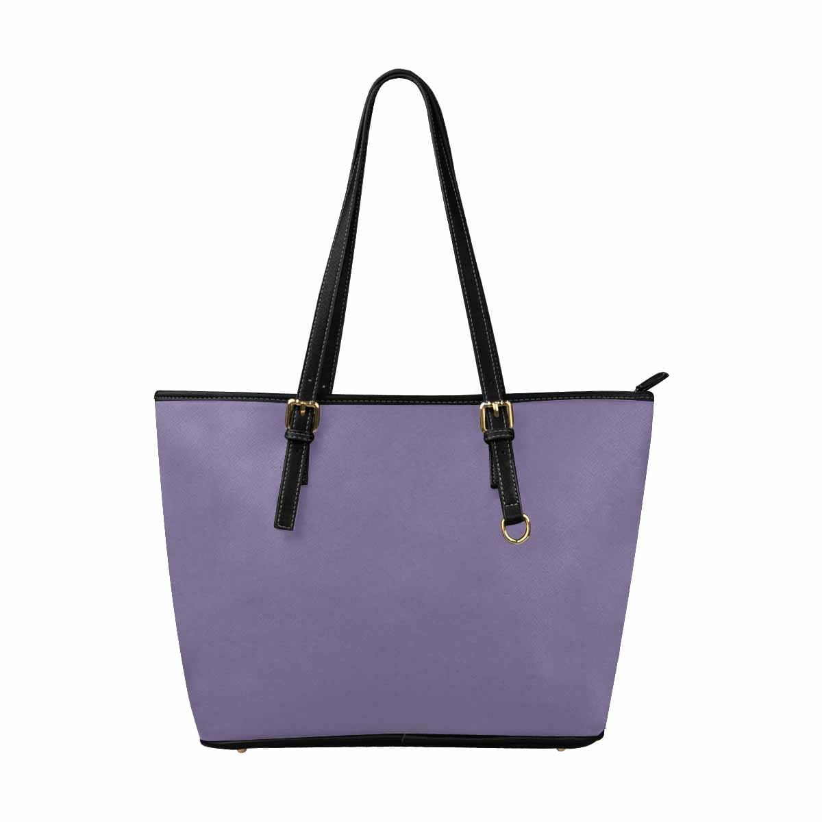 Large Leather Tote Shoulder Bag - Purple Haze - Bags | Leather Tote Bags