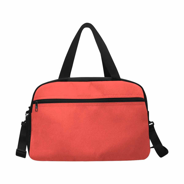 Red Orange Tote and Crossbody Travel Bag - Bags/Travel Bags/Small Duffel Bags