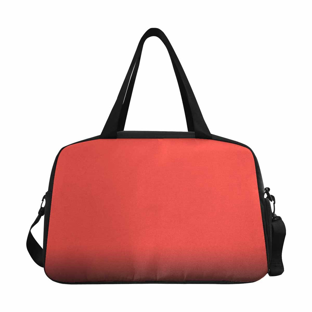 Red Orange Tote and Crossbody Travel Bag - Bags/Travel Bags/Small Duffel Bags