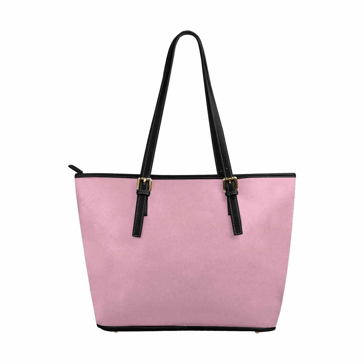 Large Leather Tote Shoulder Bag - Rosewater Red - Bags | Leather Tote Bags