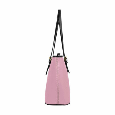Large Leather Tote Shoulder Bag - Rosewater Red - Bags | Leather Tote Bags