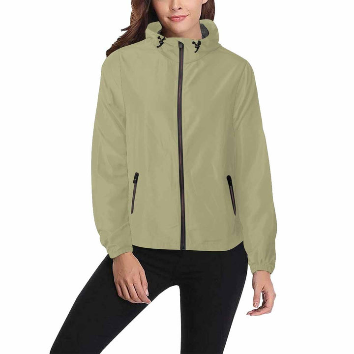 Sage Green Hooded Windbreaker Jacket - Men / Women - Mens | Jackets