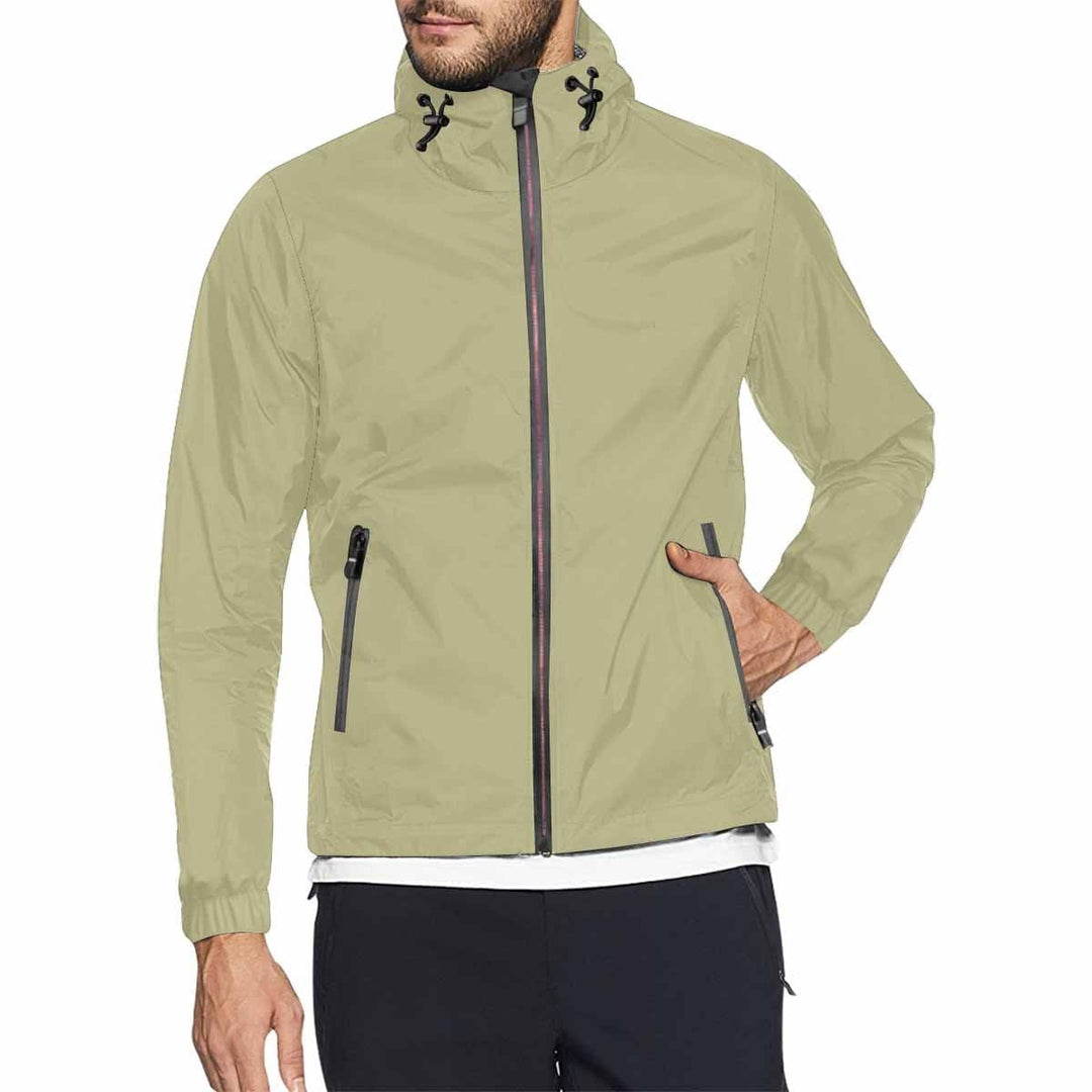 Sage Green Hooded Windbreaker Jacket - Men / Women - Mens | Jackets