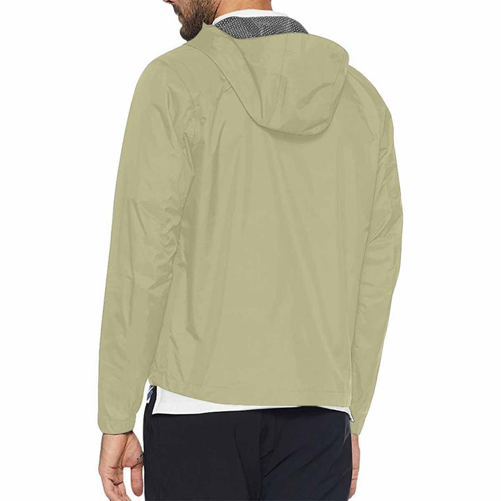 Sage Green Hooded Windbreaker Jacket - Men / Women - Mens | Jackets