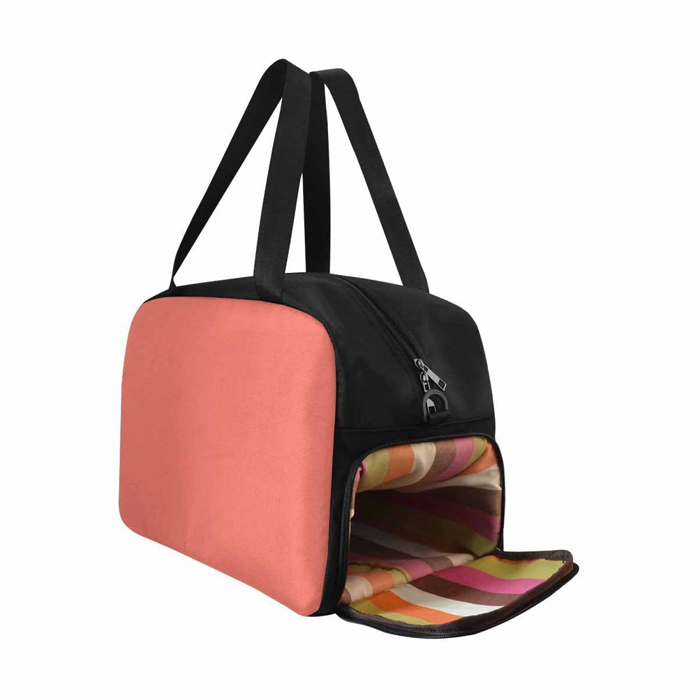 Salmon Red Tote and Crossbody Travel Bag - Bags | Travel Bags | Crossbody