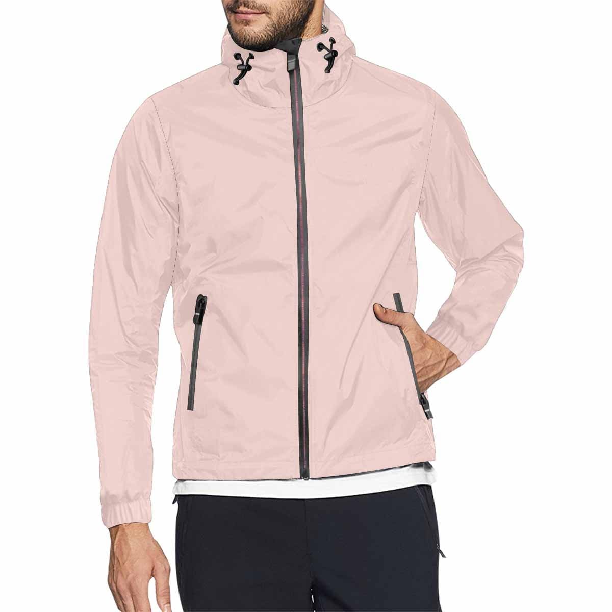 Scallop Seashell Pink Hooded Windbreaker Jacket - Men / Women - Mens | Jackets