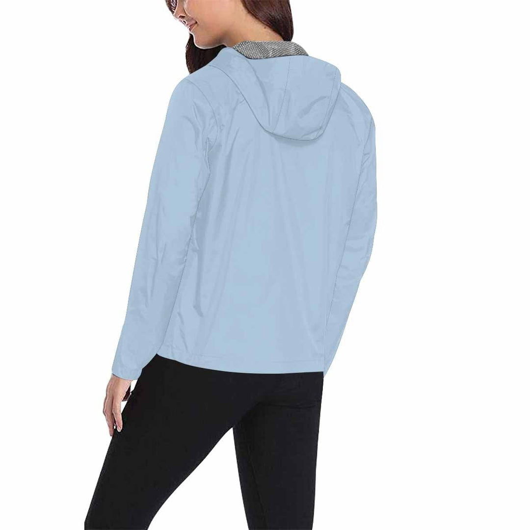 Serenity Blue Hooded Windbreaker Jacket - Men / Women - Mens | Jackets