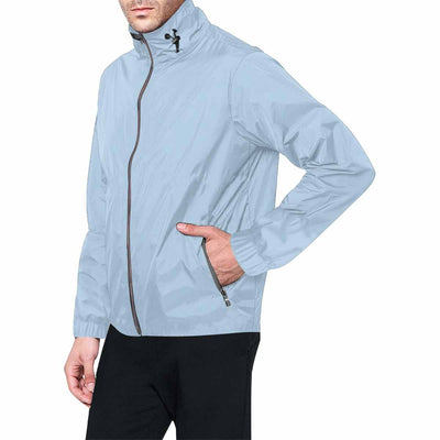 Serenity Blue Hooded Windbreaker Jacket - Men / Women - Mens | Jackets