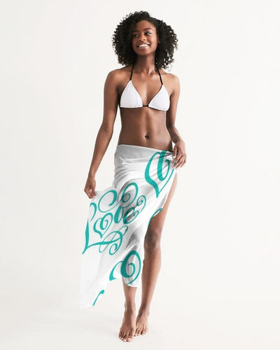 Sheer Love Green Swimsuit Cover Up - Womens | Swimwear | Sarong Wrap