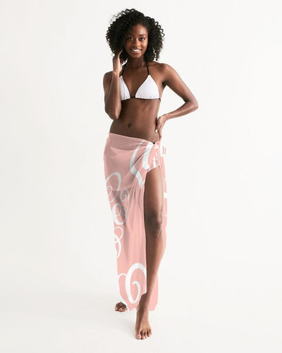 Sheer Love Peach Swimsuit Cover Up - Womens | Swimwear | Sarong Wrap