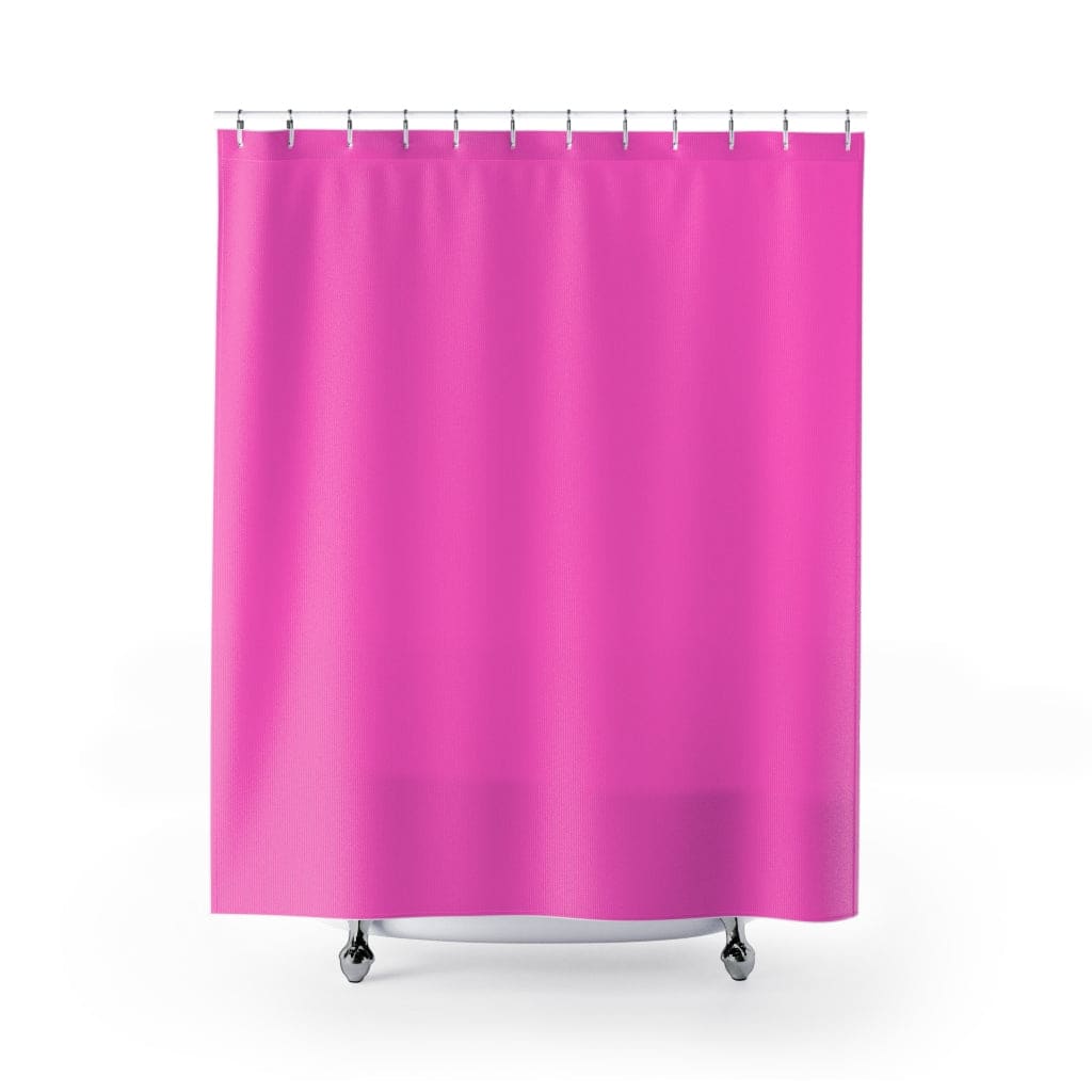 Shower Curtain Pink Print - Decorative | Shower Curtains
