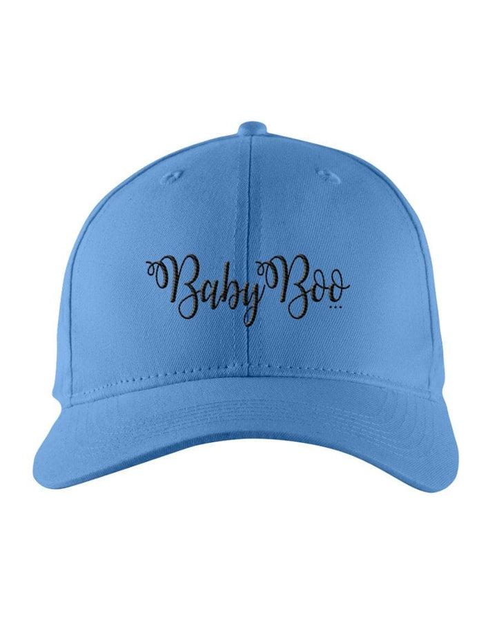 Snapback Baseball Cap - Baby Boo Embroidered Graphic Hat / Black Text - Unisex