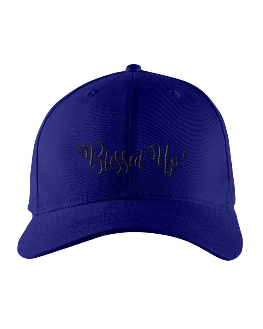 Snapback Cap / Blessed Up Embroidered Graphic - Baseball Hat - Snapback Hats