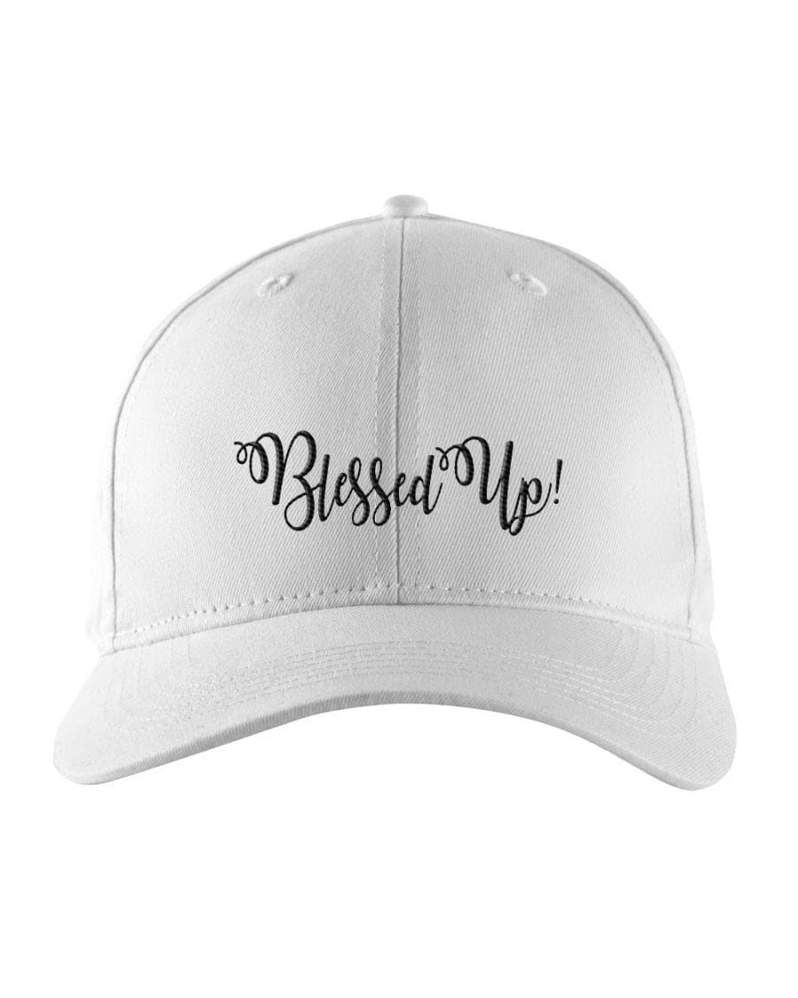 Snapback Cap / Blessed Up Embroidered Graphic - Baseball Hat - Snapback Hats