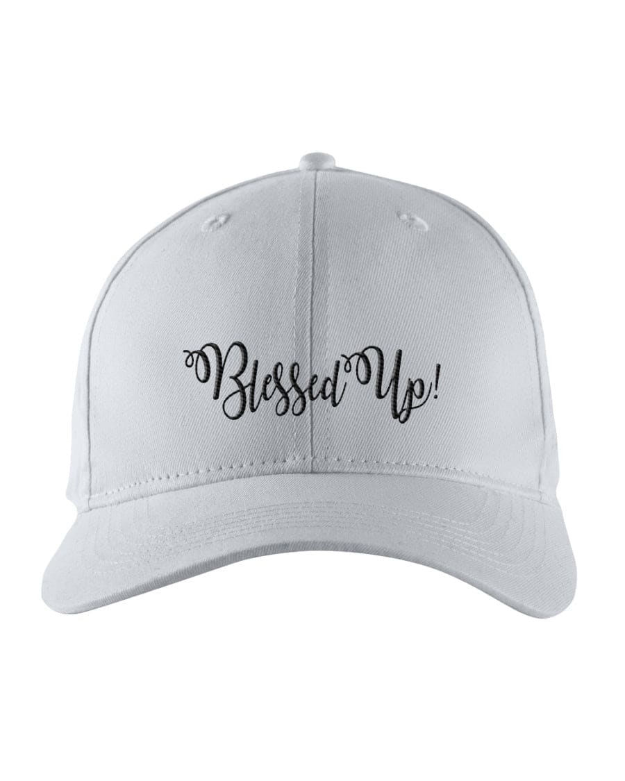 Snapback Cap - Blessed Up Embroidered Graphic - Trucker Hat - Unisex | Baseball