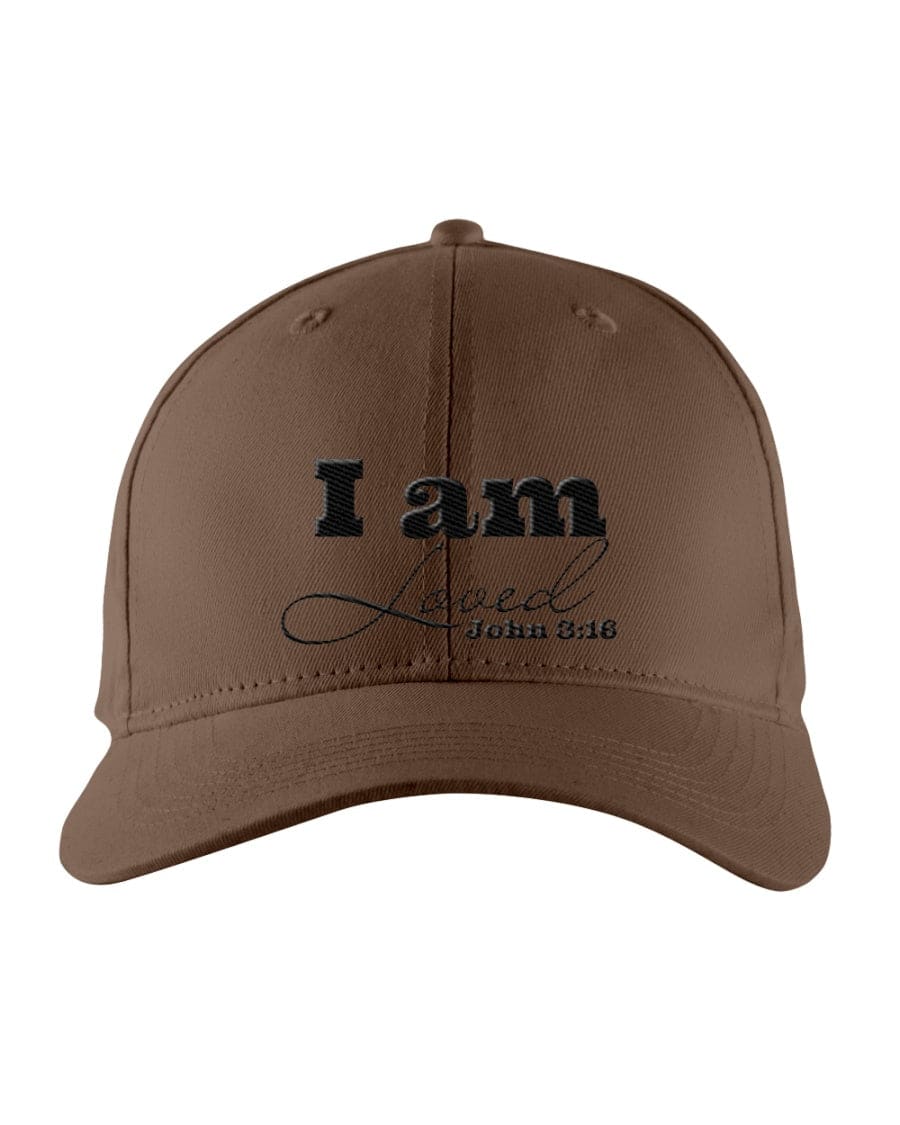 Snapback Cap - Embroidered / Baseball Hat / i am Loved - John 3:16 - Unisex