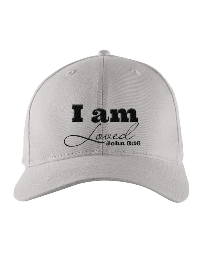 Snapback Cap - Embroidered / Baseball Hat / i am Loved - John 3:16 - Unisex