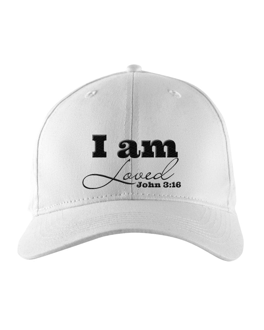 Snapback Cap - Embroidered / Baseball Hat / i am Loved - John 3:16 - Unisex