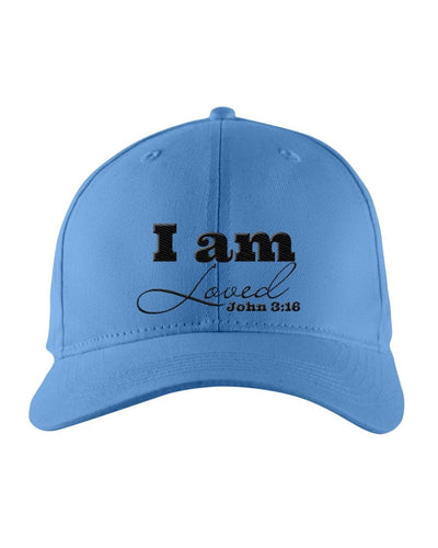 Snapback Cap - Embroidered / Trucker Hat / i Am Loved - John 3:16 - Snapback