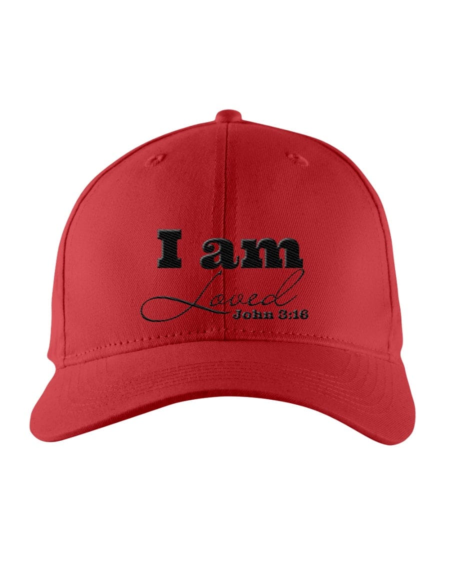 Snapback Cap - Embroidered / Trucker Hat / i am Loved - John 3:16 - Unisex