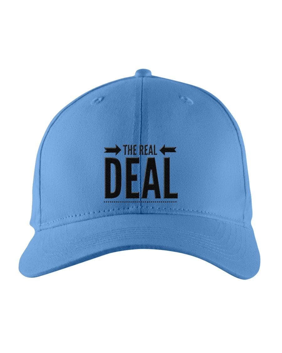 Snapback Cap - the Real Deal Embroidered Graphic / Trucker Hat - Unisex