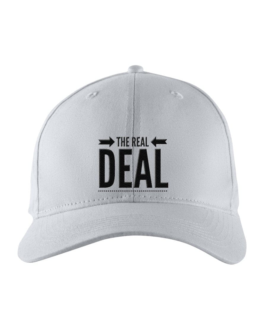 Snapback Cap - The Real Deal Embroidered Graphic / Trucker Hat - Snapback Hats