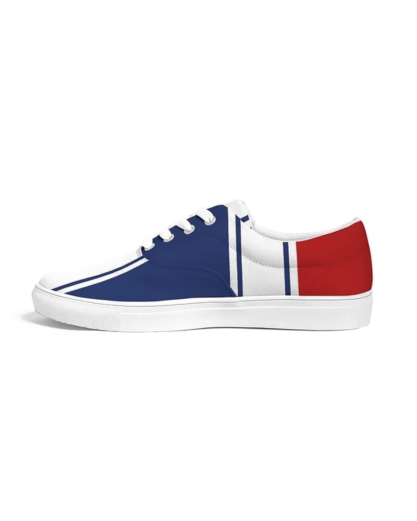 Sneakers For Men Blue Red White Striped Print - Sports Shoes - Mens | Sneakers