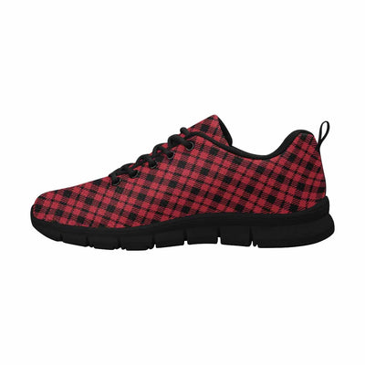 Sneakers For Men Buffalo Plaid Red And Black Running Shoes Dg840 - Mens |