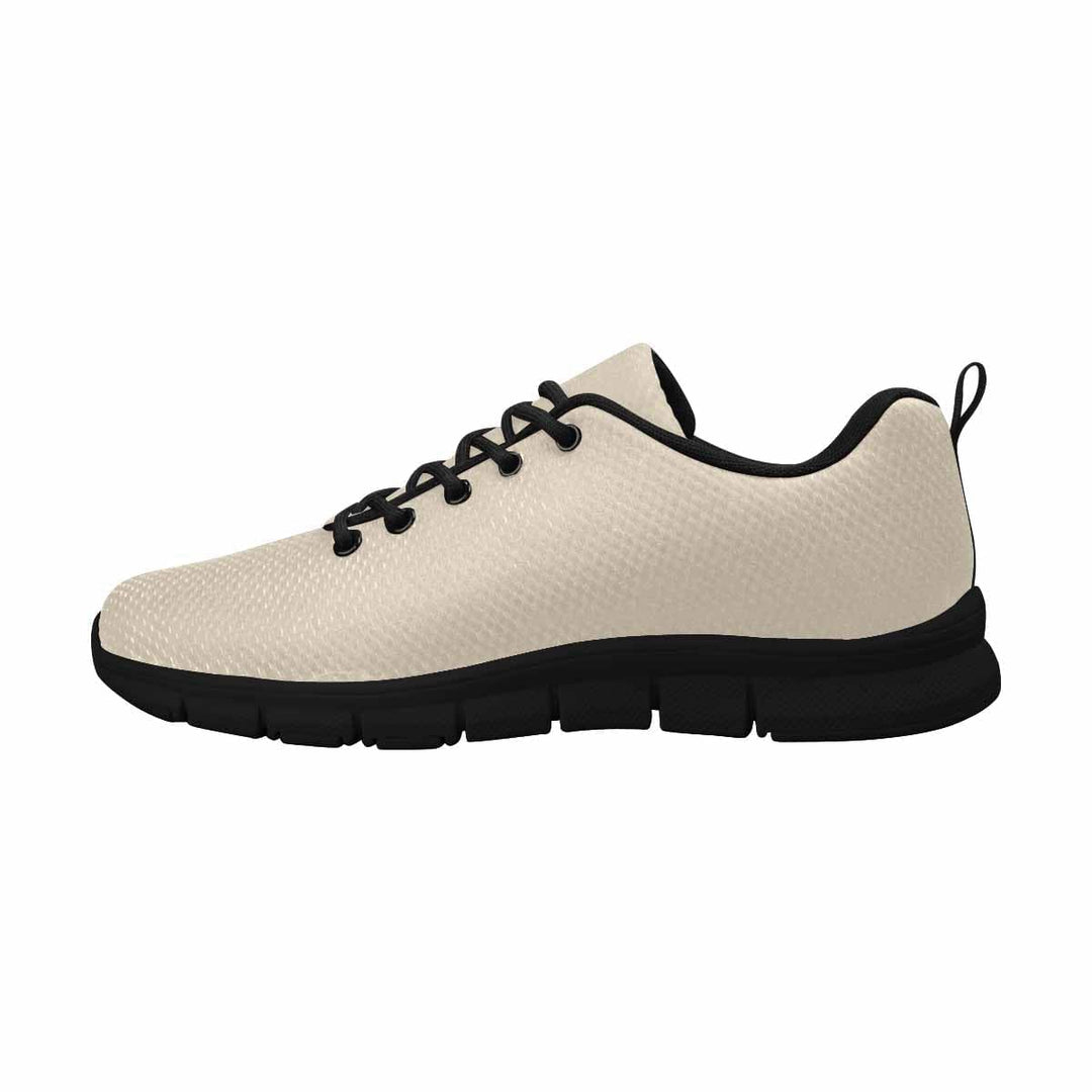 Sneakers for Men Champagne Beige - Canvas Mesh Athletic Running Shoes - Mens