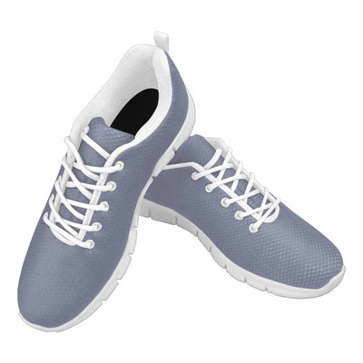 Sneakers For Men Cool Grey - Canvas Mesh Athletic Running Shoes - Mens