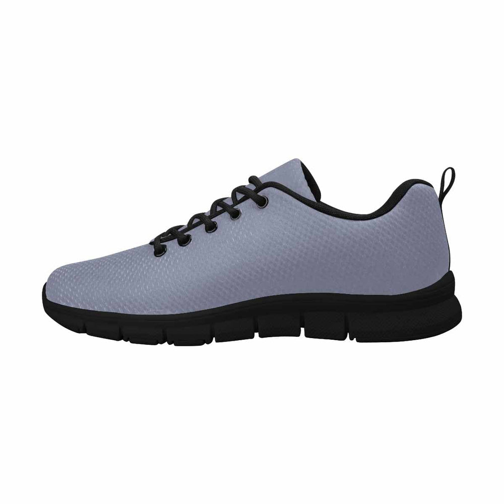 Sneakers for Men Cool Grey - Canvas Mesh Athletic Running Shoes - Mens