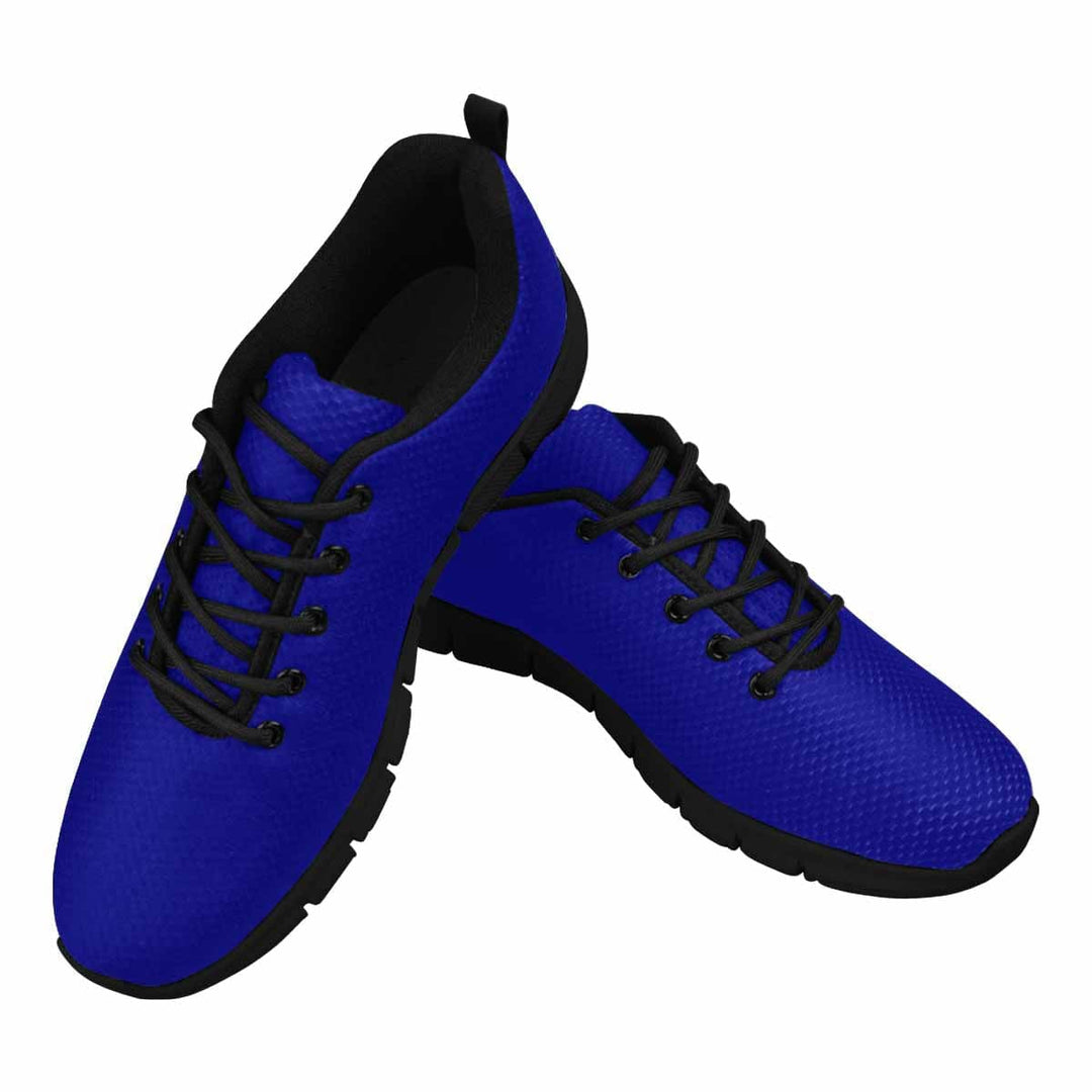 Sneakers for Men Dark Blue - Canvas Mesh Athletic Running Shoes - Mens