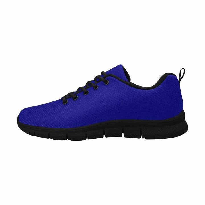 Sneakers for Men Dark Blue - Canvas Mesh Athletic Running Shoes - Mens