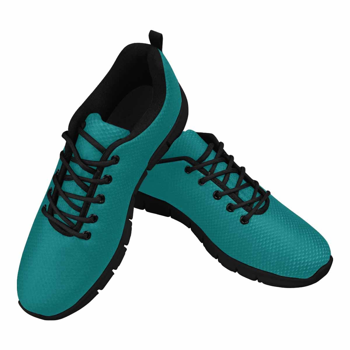 Sneakers For Men Dark Teal Green - Canvas Mesh Athletic Running Shoes - Mens