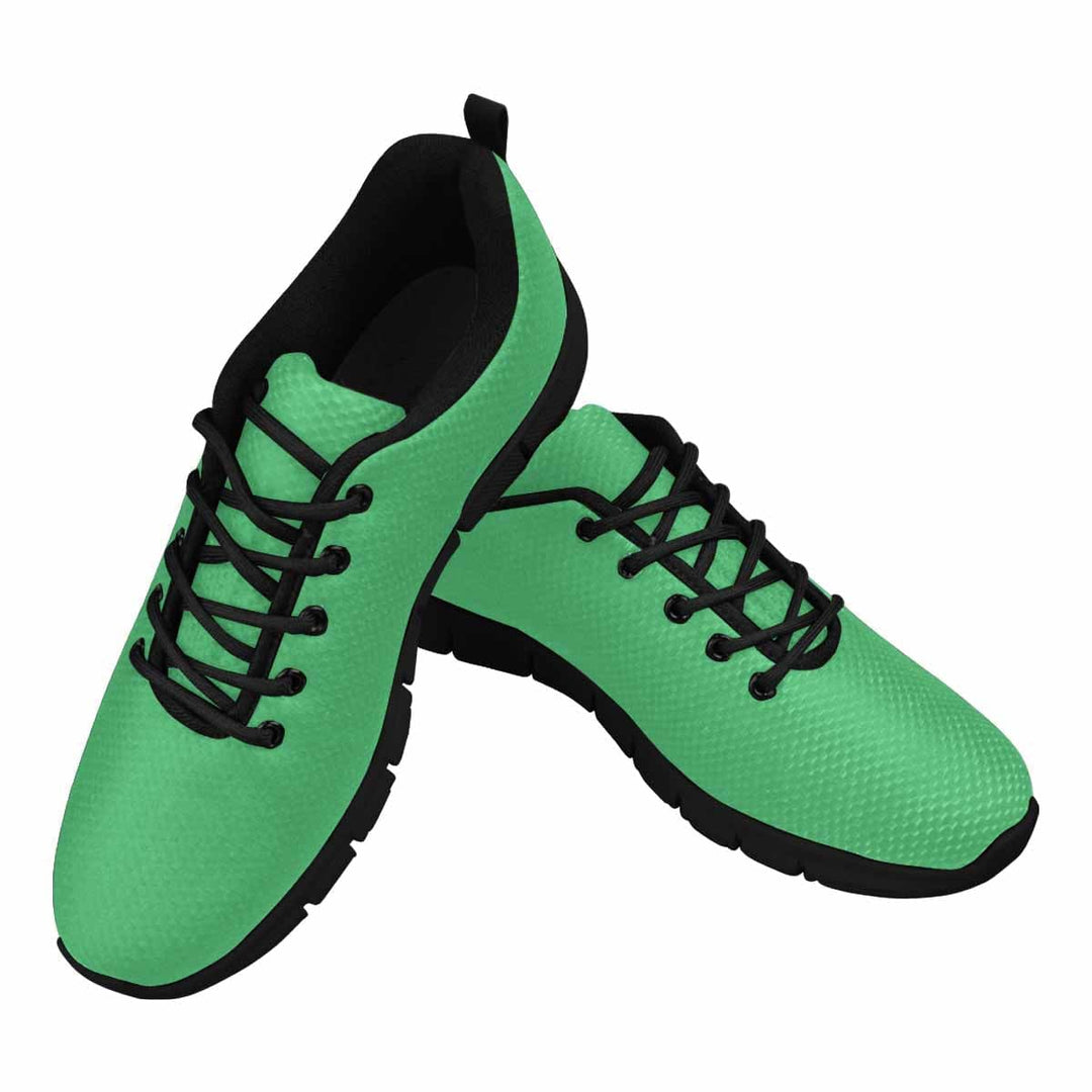 Sneakers for Men Emerald Green - Canvas Mesh Athletic Running Shoes - Mens