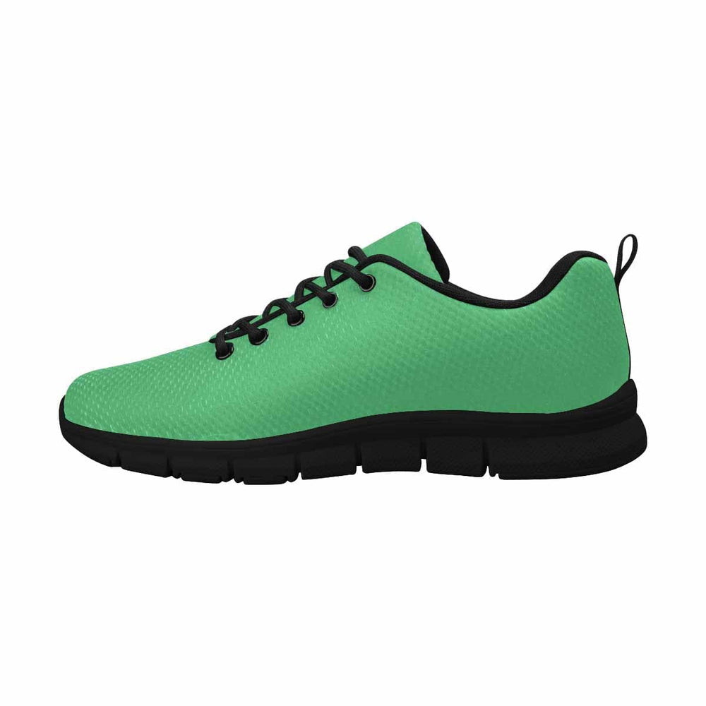 Sneakers for Men Emerald Green - Canvas Mesh Athletic Running Shoes - Mens