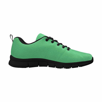 Sneakers For Men Emerald Green - Canvas Mesh Athletic Running Shoes - Mens
