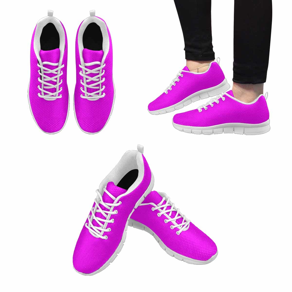 Sneakers For Men Fuchsia Pink - Running Shoes - Mens | Sneakers | Running