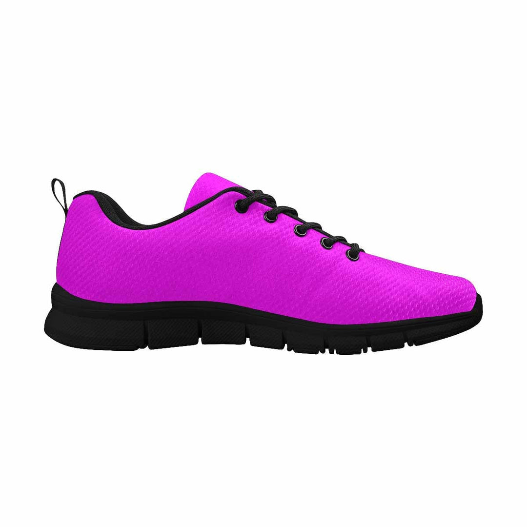 Sneakers for Men Fuchsia Pink - Canvas Mesh Athletic Running Shoes - Mens