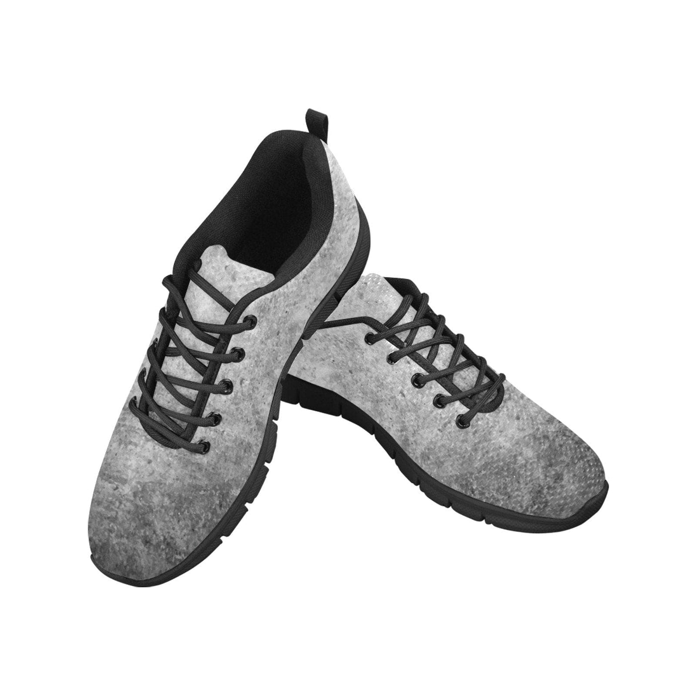 Sneakers For Men Grey And Black - Canvas Mesh Athletic Running Shoes - Mens