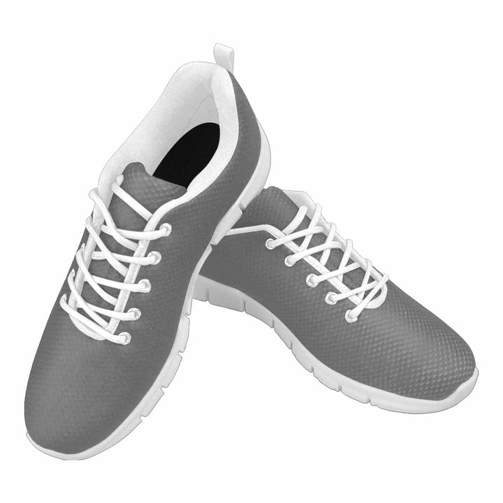 Sneakers for Men - Grey - Canvas Mesh Athletic Running Shoes