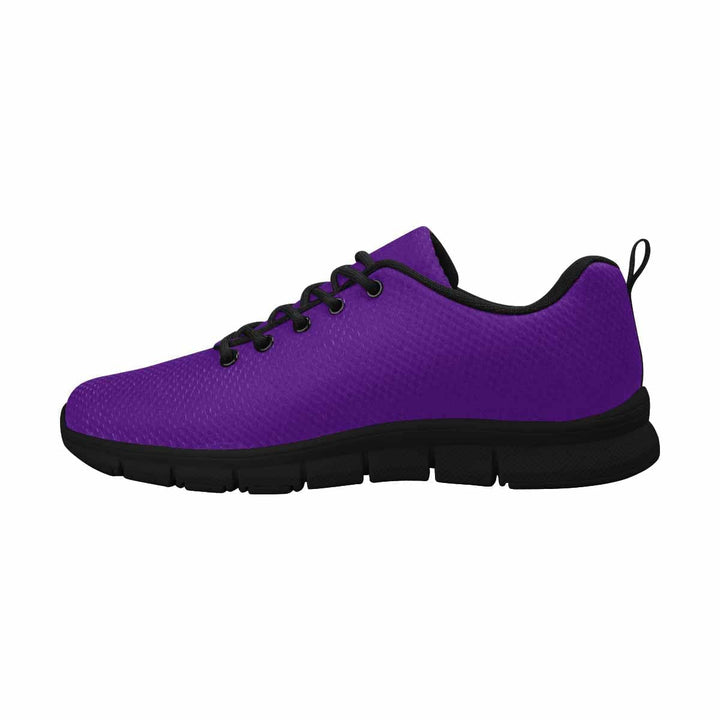 Sneakers for Men Indigo Purple - Canvas Mesh Athletic Running Shoes - Mens