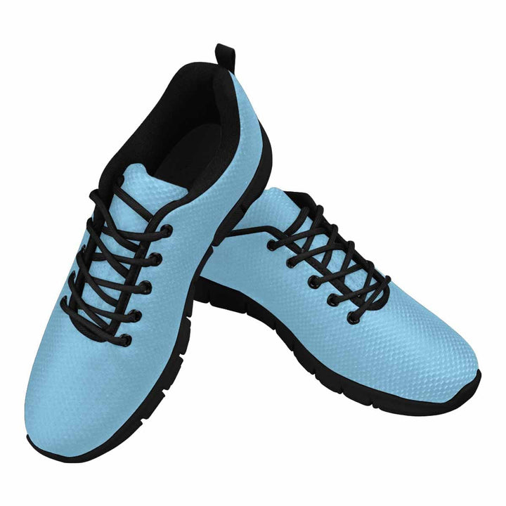 Sneakers for Men Light Blue - Canvas Mesh Athletic Running Shoes - Mens