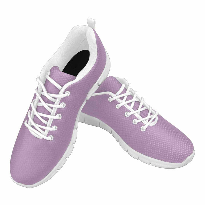 Sneakers for Men Lilac Purple - Canvas Mesh Athletic Running Shoes - Mens