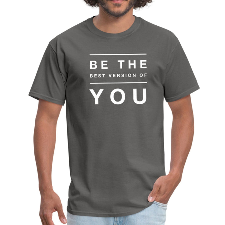 T-shirt - Short Sleeve Tee Be The Best Version Of You Print - Mens | T-Shirts