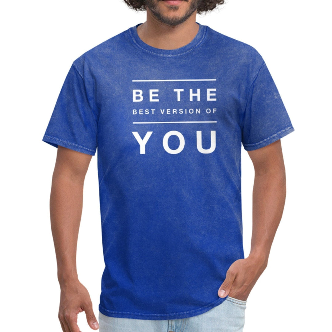 T-shirt - Short Sleeve Tee Be The Best Version Of You Print - Mens | T-Shirts