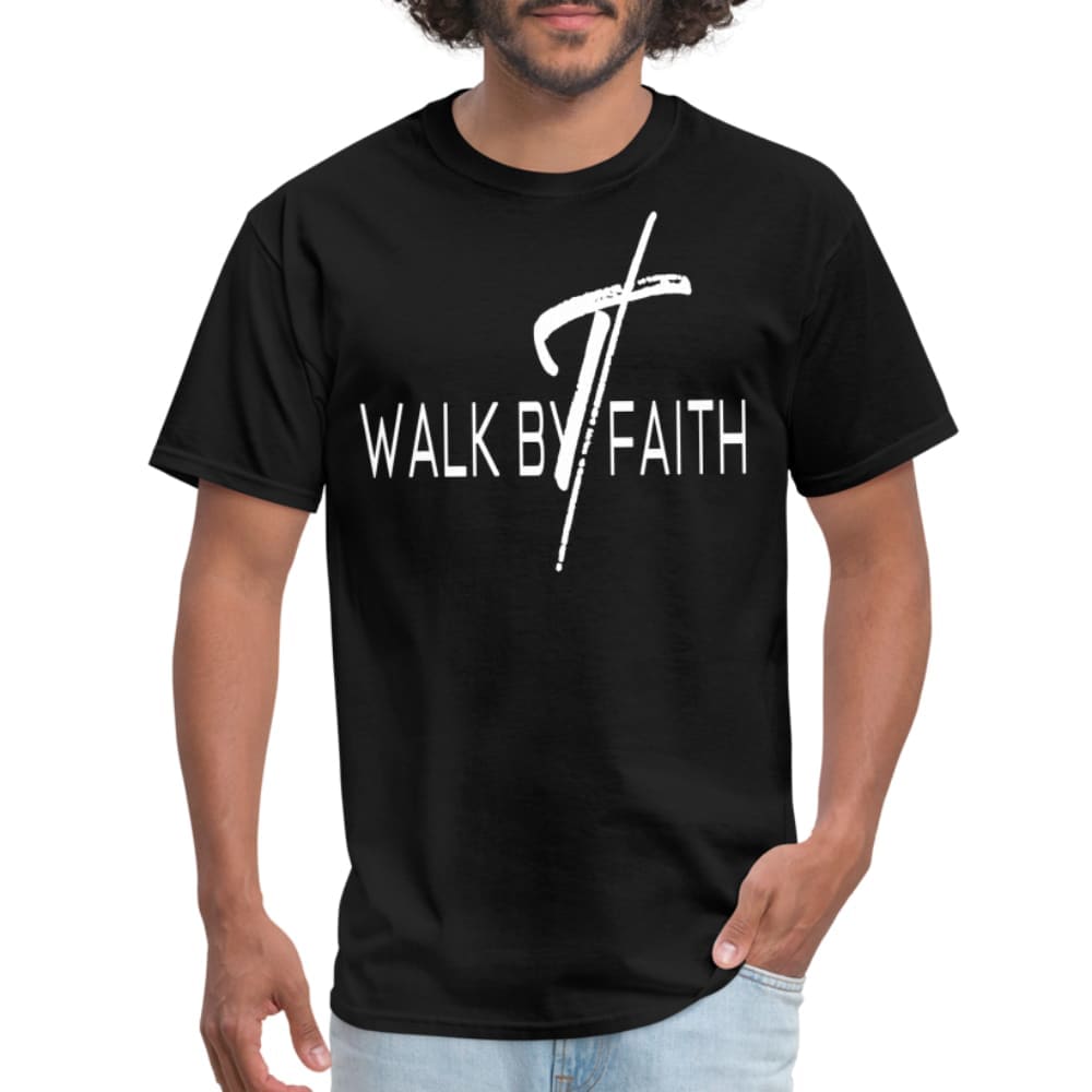 T-shirt - Short Sleeve Tee Walk by Faith Print - Mens | T-Shirts