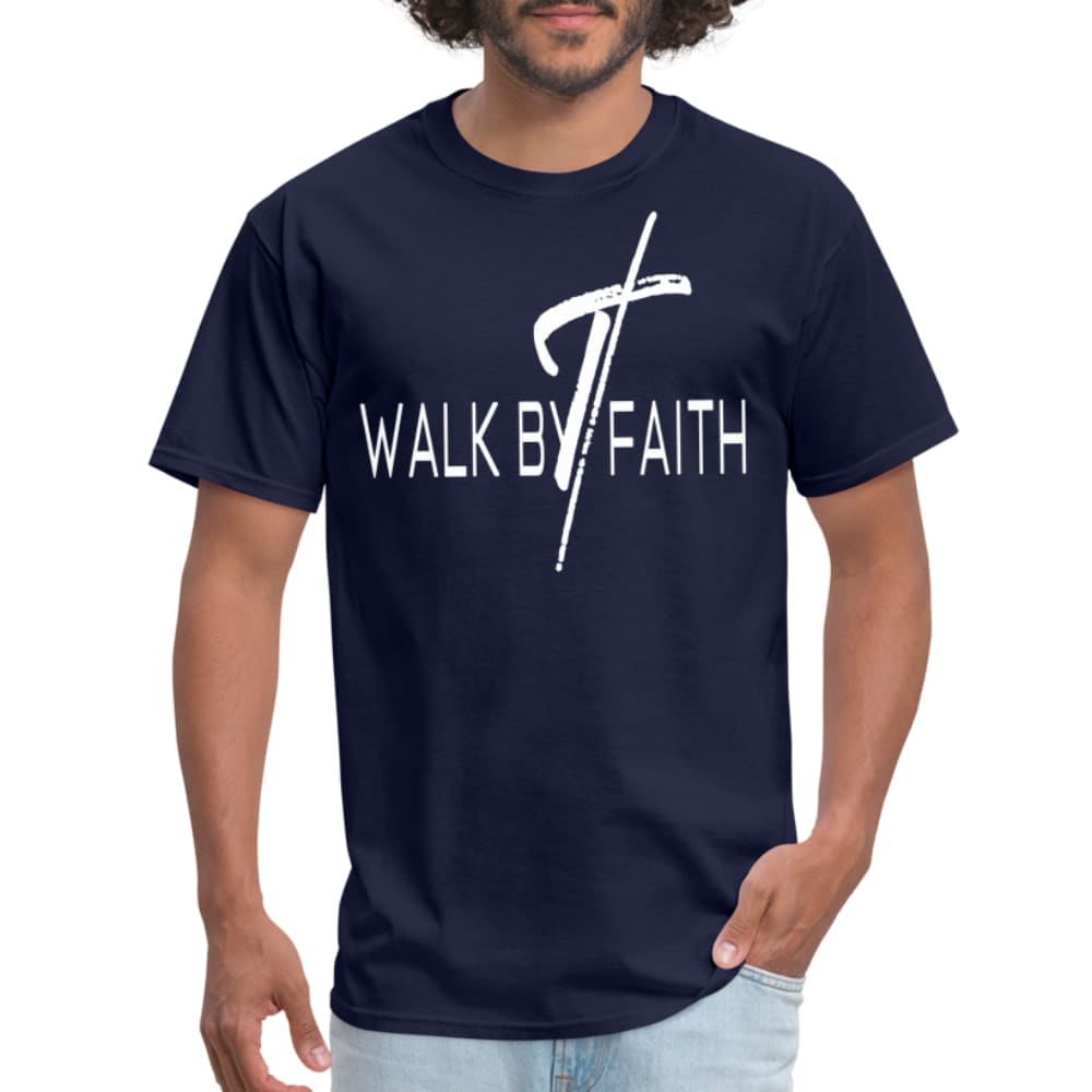 T-shirt - Short Sleeve Tee Walk by Faith Print - Mens | T-Shirts