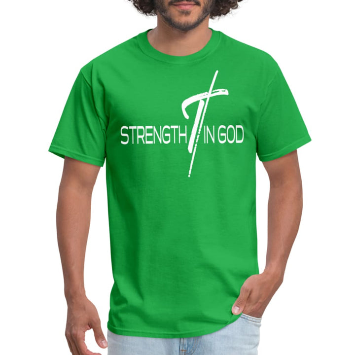 T-shirt Strength in God Graphic Tee - Mens | T-Shirts